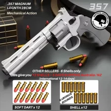 .357 Magnum Revolver Toy - FROM BRISBANE - 4 DAYS ARRIVAL AU+ BONUS ROUNDS