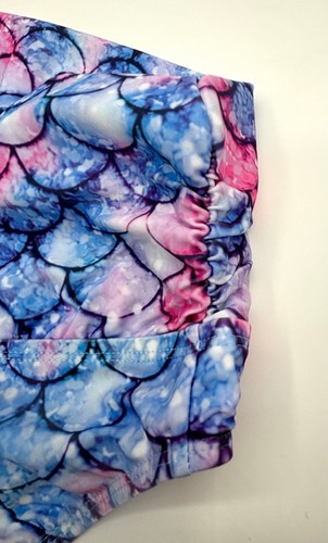 Shepretty Swim Girls Sz 10-11 140 Pink Purple Two Piece Mermaid Ruffle Bikini - 第 7/17 張圖片