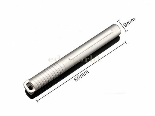 TWOSUN Mini Titanium Alloy Portable Keychain Ball Pen Outdoor EDC Signature Pen - Picture 4 of 10