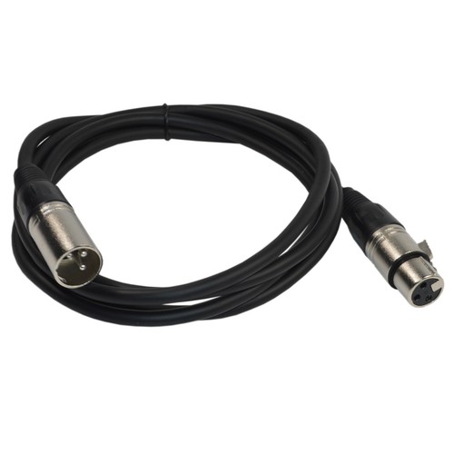 HQRP 6ft XLR / xlr Microphone Cable 3pin M/F for Shure SM7B SM48 SM58 SM86 SM87A - Bild 3 von 3
