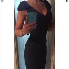 Prada Abito blue dress sheath ruched accents $1840