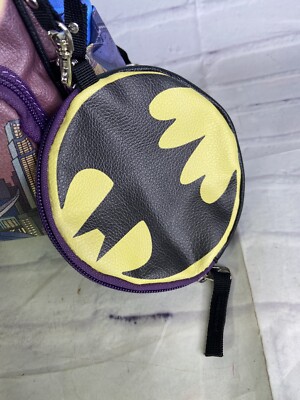 DC Comics Batman All Over Print Faux Leather Mini Backpack Bag With Coin Purse DC Comics Batman All Over Print Faux Leather Mini Backpack  main image 2