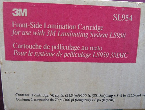 4 NEW BOXES 3M LAMINATION CARTRIDGES FOR LS950 (DL951, LAT952, AT953, SL954) - Afbeelding 6 van 12