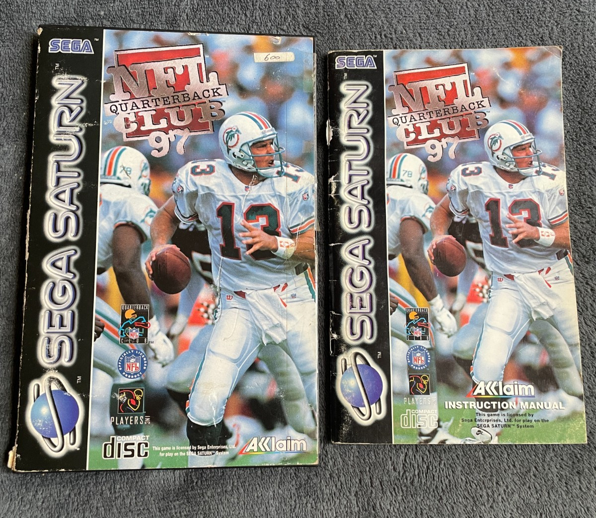 NFL Quarterback Club 97 complet sur Sega Saturn PAL FR