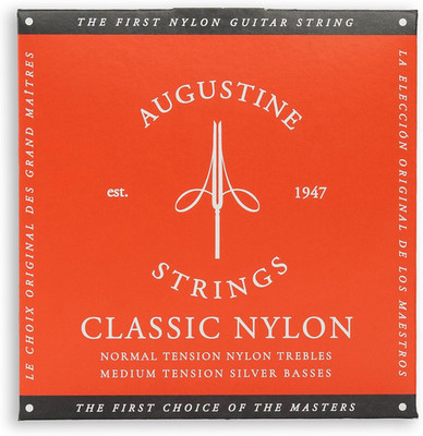 Augustine Classic Red Label Nylon Gitarrensaite (Komplettset) für Konzertgitarre