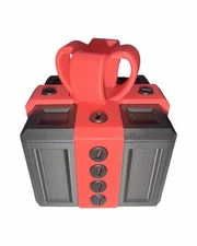 Annoying Puzzle Gift Box with Hidden Tool (Black/Red)
