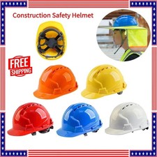 Construction Safety Helmet Hard Hat Adjustable Industrial Work Climbing Helmet