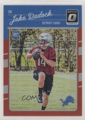 2016 Donruss Optic Rookies Red 79/99 Jake Rudock #118 Rookie RC 0nr3