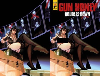 GUN HONEY DOUBLES DOWN #2 SEAGE ADULT VARIANT NM TITAN COMICS PRE-SALE 7/15/26