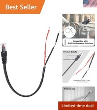 Reliable 14in RJ11 Power Cable for All Uniden Radar Detectors - Quick Connect