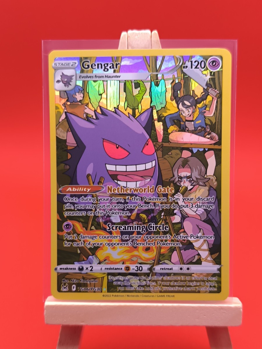 英語版 ポケモンカード ゲンガー CHR TG06/TG30 ゲンガー CHR 海外版