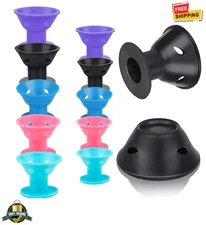 10pcs Heatless Hair Curlers Soft Silicone Rollers No Heat Magic Styling Tools
