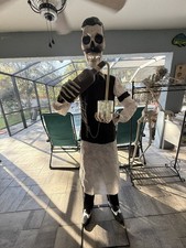 6 ft Animated Dean the Deathologist Halloween Animatronic NEW IN BOX