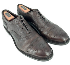 Allen Edmonds Strandmok Cap Toe Oxford Dress Shoes Dainite Sole Men's 10D Brown