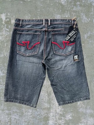 Pepe Jeans Y2K Vintage Rowan Jorts Embellished Denim Shorts (42) (NWT)
