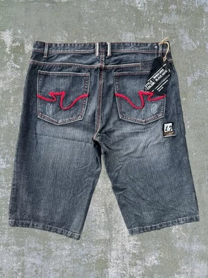 Pepe Jeans Y2K Vintage Rowan Jorts Embellished Denim Shorts (42) (NWT) - Image 1 of 4