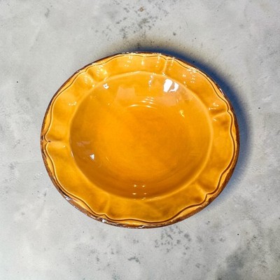 Sehr seltene 4x ADP Haute Provence Französische Majolika Pastaschale Teller Made In France