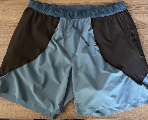 Lululemon Men’s Pace Breaker Shorts XL Blue 7” Linerless Athletic Running Gym - Picture 7 of 14