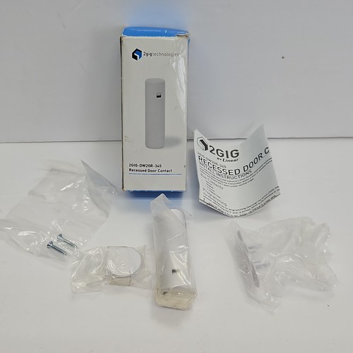 2GIG Technologies 2GIG DW20R 345 Recessed Door Contact Sensor Slim White