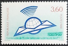 2527 centenaire de l'Ecole Sup. des P.T.T. 1988 MNH  luxe**