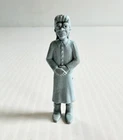Vintage Marx Gravel Gertie from Dick Tracy Blue Plastic Figure, 2.25"