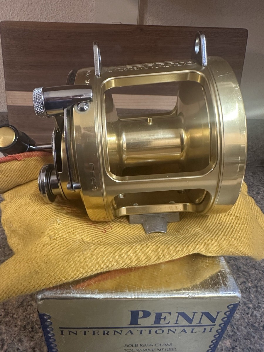 PENN INTERNATIONAL II 50T LEVER DRAG TROLLING REEL WITH ORIGINAL