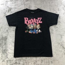Bratz Shirt Mens Medium Black Graphic Tee T-Shirt 100 Cotton Mad Engine MGA