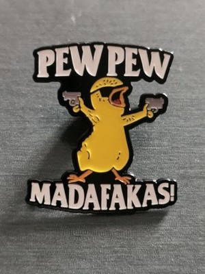 PEW PEW MADAFAKAS Ich habe andere Pins lustig Comic Pin Abzeichen Patch Neu Hochwertig