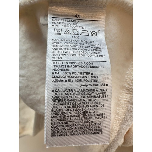 Old Navy Textured 1/2 Zip Womens Fleece Pullover SIze 4X - Picture 6 of 13