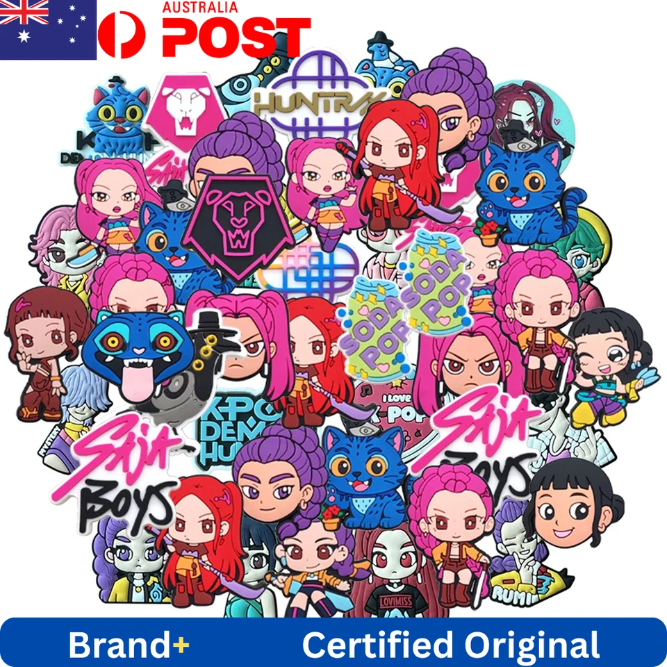 KPop Demon Hunters Shoe Charms For Clogs Croc Jibbit Shoe Decoration Kids Gift - image 3 of 4