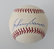 JOHNNY SAIN Autographed Auto'd OAL Baseball NY Yankees JSA Certificate