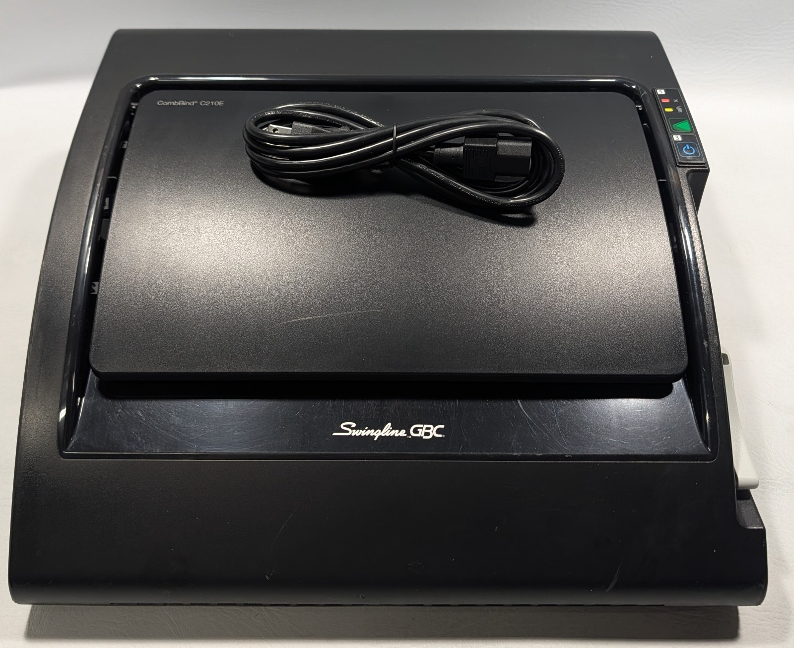 Swingline GBC CombBind C210E Electric Punch Comb Binding Machine 7708175B 330-Sh