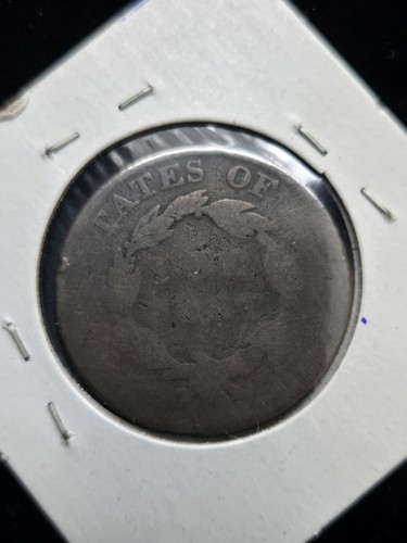 1824 Large Cent, Coronet Head - Picture 2 of 2