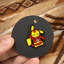 Pikachu cosplay Iron Man Pok mon Enamel Pin Collectible Pocket Monster s