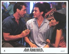 Mel Gibson Robert Downey Jr Air America lobby card #3 1990