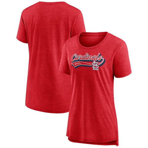 Rotes Damen-T-Shirt St. Louis Cardinals League Leader Tri-Blend
