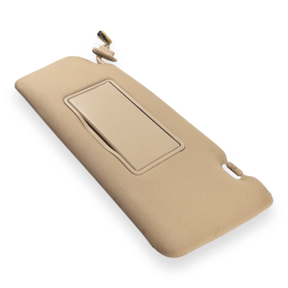 2006-2014 Subaru Tribeca Driver Left Side Sun Visor Tan Brown - Image 3 of 4