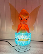 Disney Tinker Bell Fairy Magic Blue Night Light plug in and on off switch