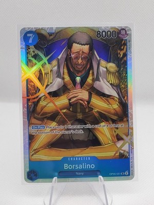 Borsalino #OP05-051 Foil Super Rare One Piece English Awakening Of The New Era
