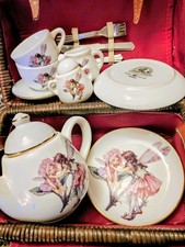 REUTTER FREDERICK WARNE The FLOWER FAIRIES COLLECTION 1998 Tea Party Full Set
