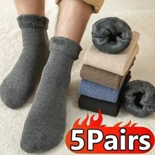 5Pairs Women's Thermal Winter Socks Soft Thick Warm Thermal Boot Winter Socks US