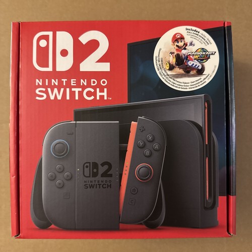 Nintendo Switch 2 Console Bundle With Mario Kart World Free Priority Shipping!