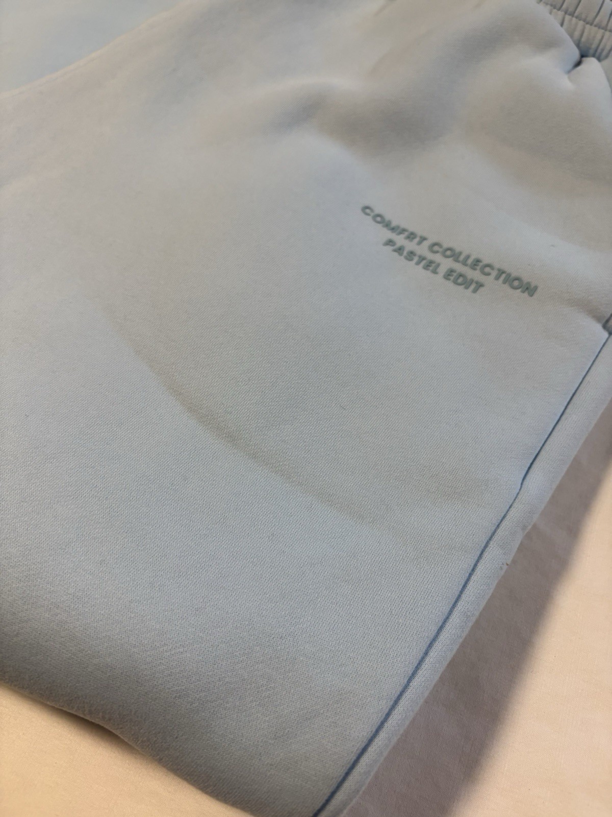 Comfrt Pastel sweatpants Color- Baby Blue Unisex Adult Size XL