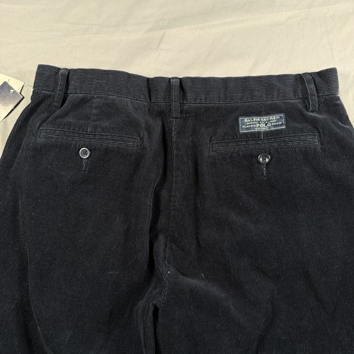 Pantalones de pana Polo Ralph Lauren para mujer 20 azul marino nuevos con etiquetas - Imagen 7 de 8