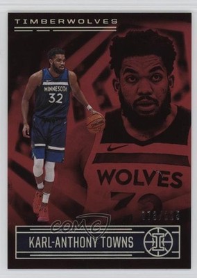2020 Panini Illusions Trophy Collection Ruby 73/125 Karl-Anthony Towns #150 03rx