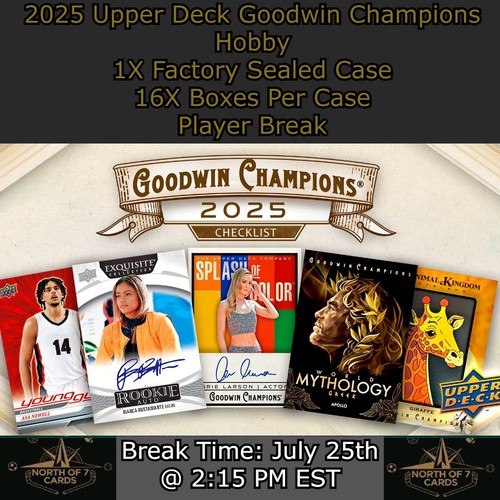 Zoe Atkin 2025 Upper Deck Goodwin Champions Hobby 1X Case BREAK #4