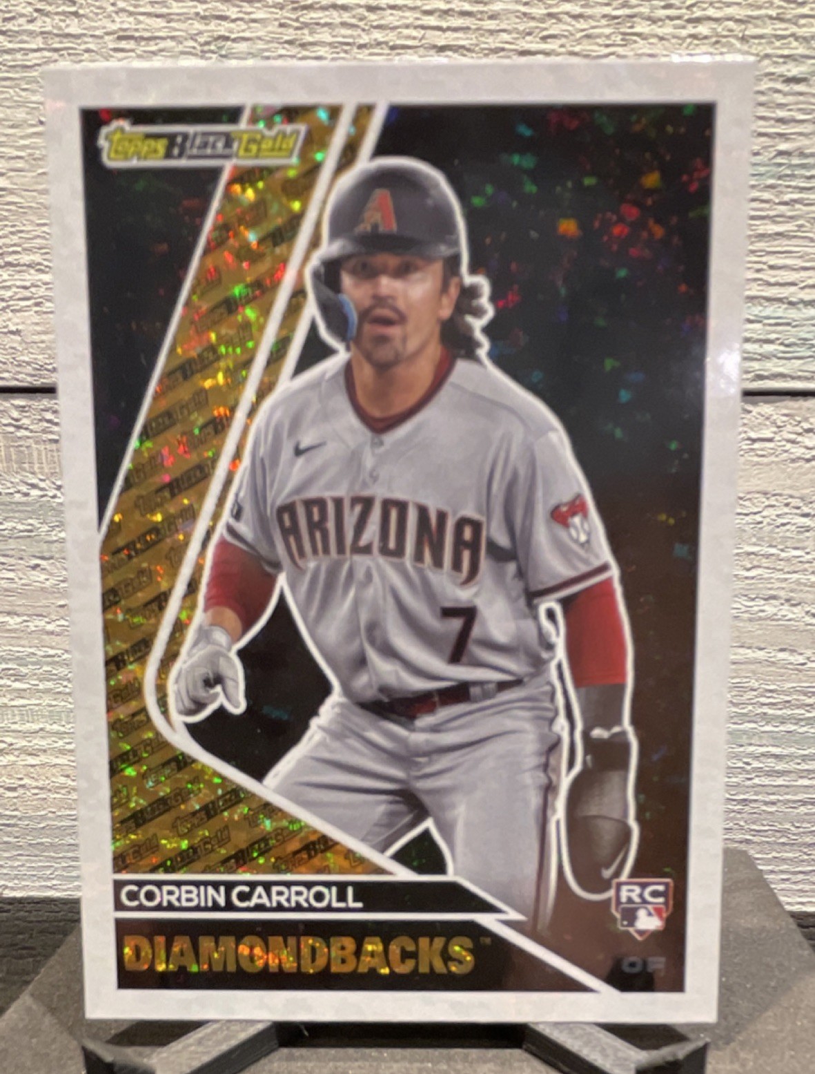 Topps 2023 Update Series Black Gold Corbin Carroll Diamondbacks Rookie BG-3