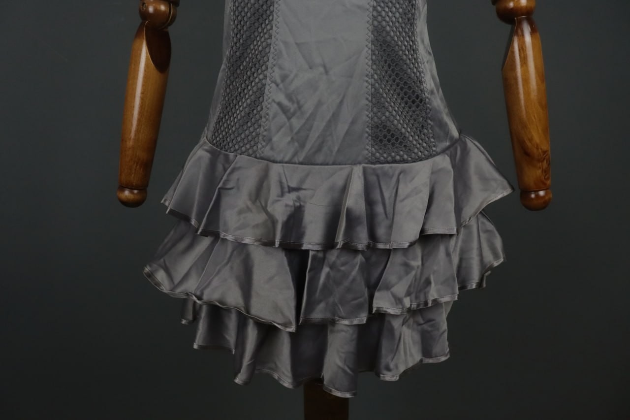 RINASCIMENTO Gray Spaghetti Straps Square Neck Ba… - image 10