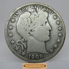 1908-S Barber Silver Half Dollar - #C55312NQ