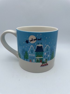 Target s Wondershop Blue Winter Mug Stoneware Surprise Snowflake Inside 14oz B20
